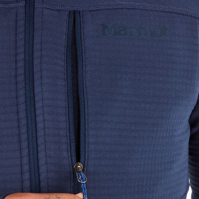 Marmot Preon men's fleece sweatshirt navy blue M11783 7