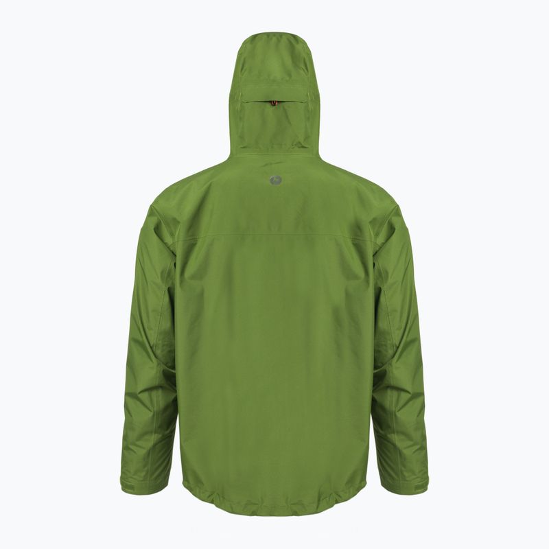 Men's Marmot Minimalist Pro Gore Tex rain jacket green M12351 2
