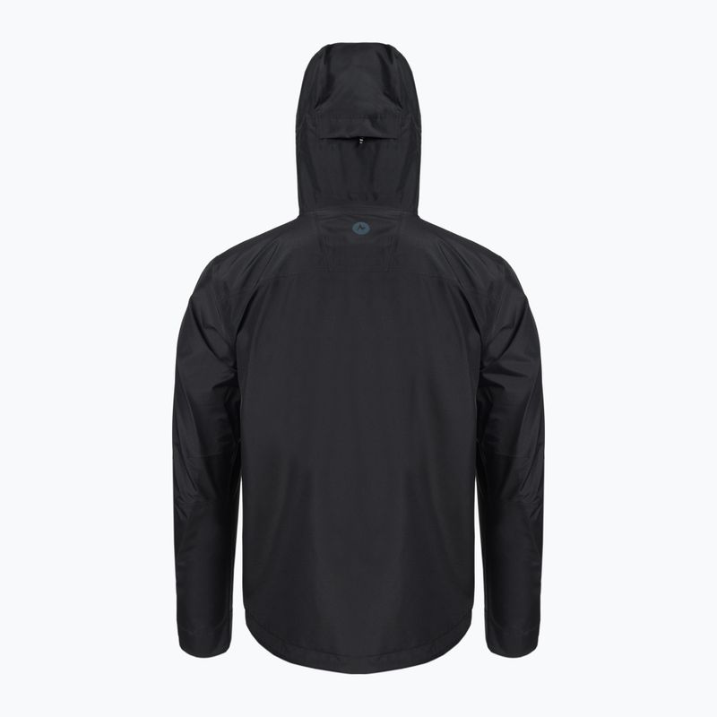 Men's Marmot Minimalist membrane rain jacket black M12681001S 3