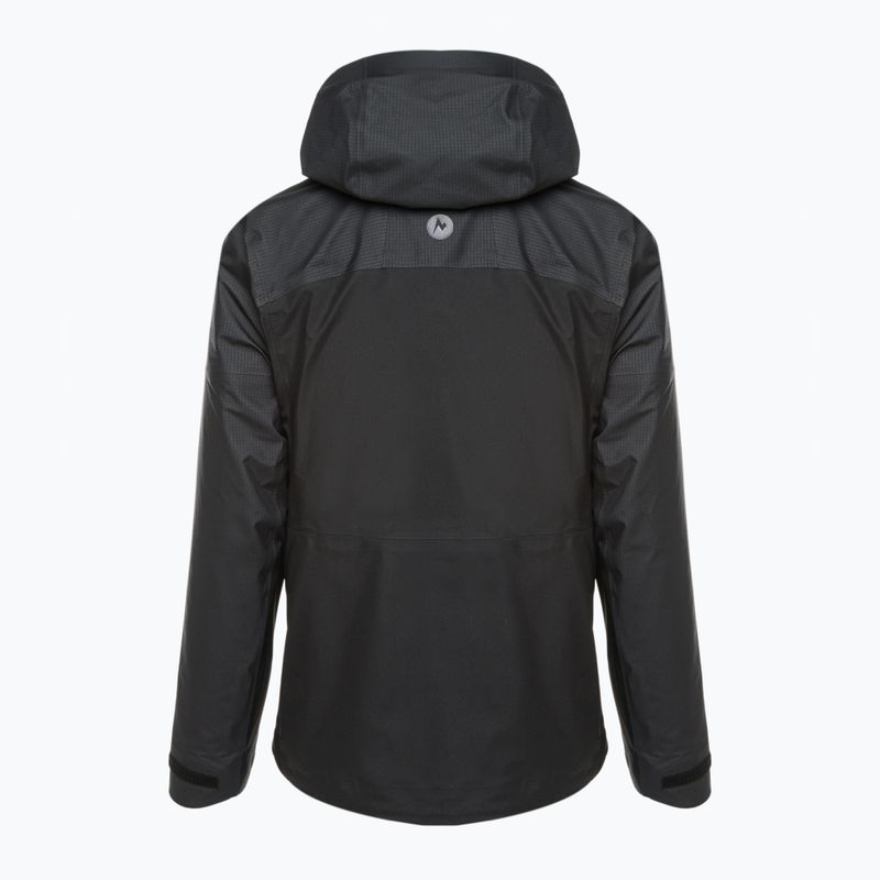 Marmot Mitre Peak women's rain jacket black M12687001 4