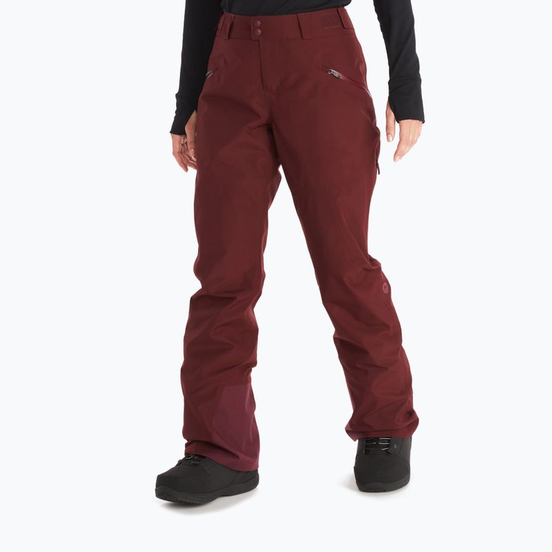 Marmot Lightray Gore Tex women's ski trousers maroon 12290-6257