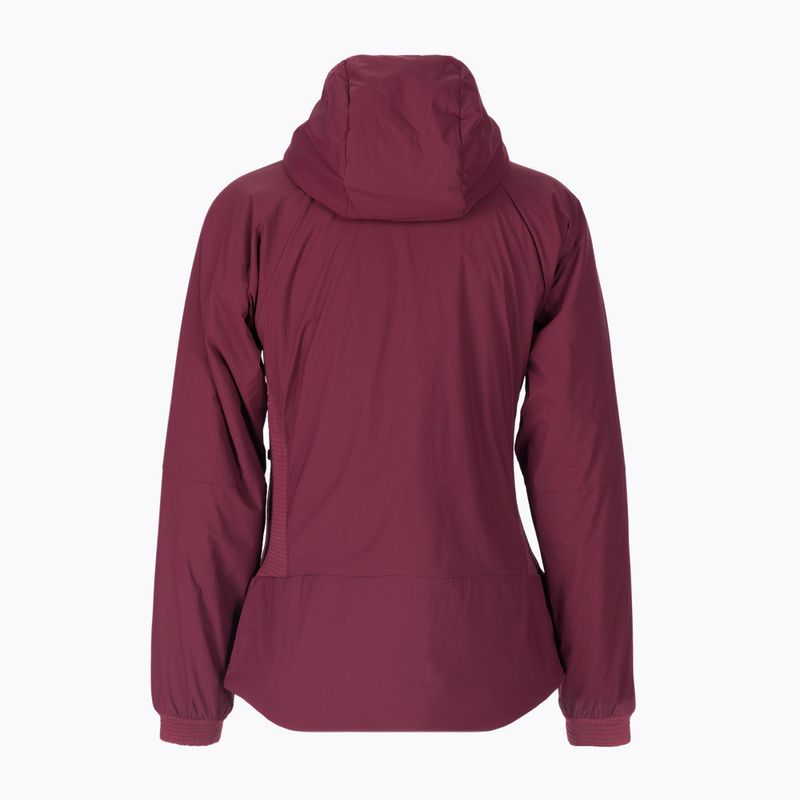 Marmot Novus Lt Hybrid Hoody women's jacket maroon M12396 2