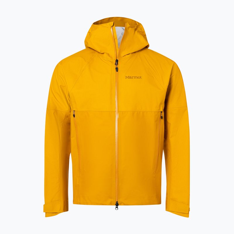 Men's Marmot Mitre Peak Gore Tex trekking jacket yellow M12685