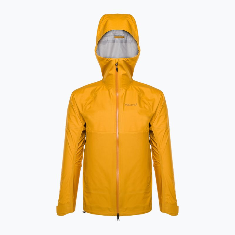 Men's Marmot Mitre Peak Gore Tex trekking jacket yellow M12685 2