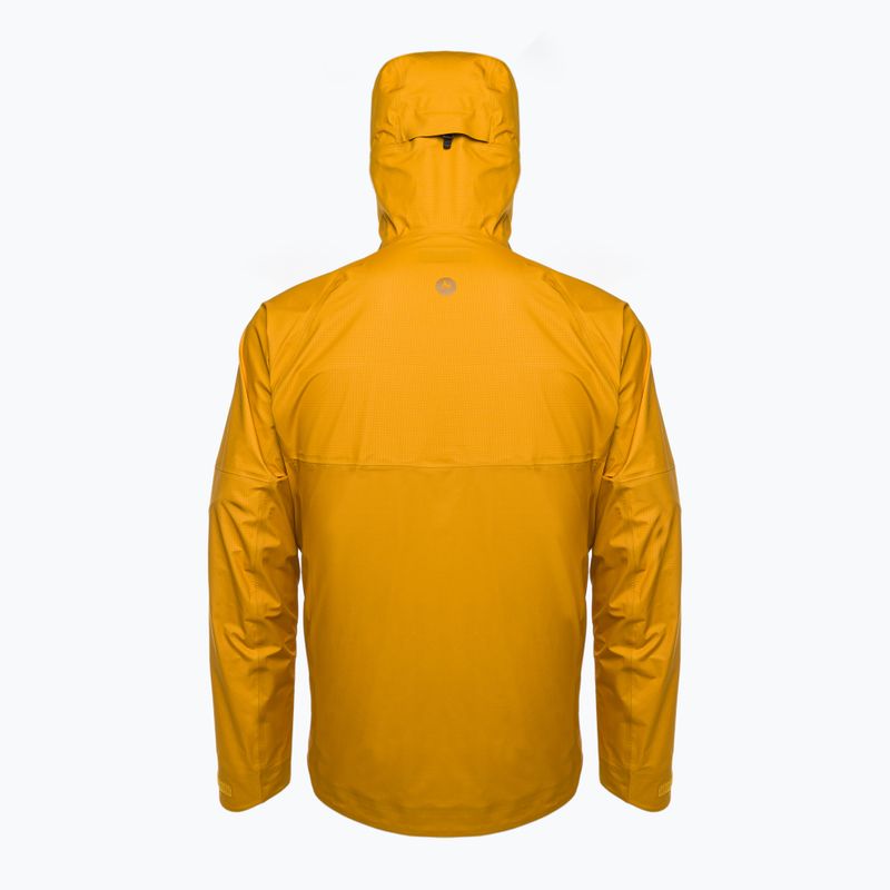 Men's Marmot Mitre Peak Gore Tex trekking jacket yellow M12685 3
