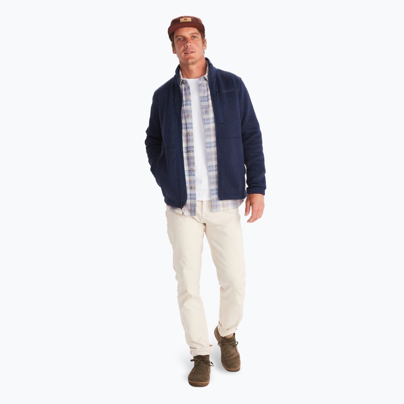 Marmot Drop Line men's sweatshirt arctic navy 2