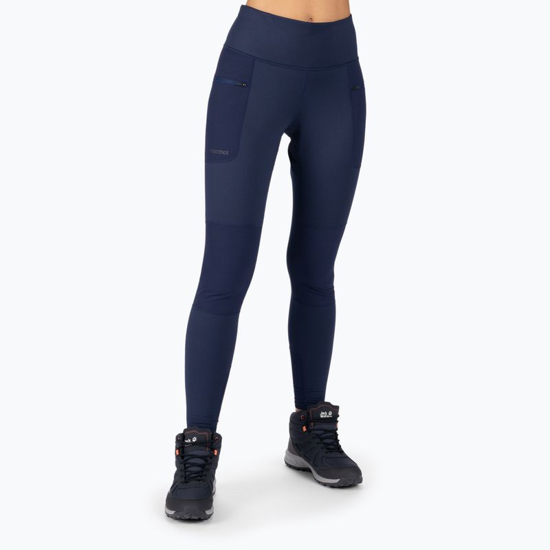 Marmot women's trekking trousers Winter Mountain Active Hybrid Tight navy blue M13286