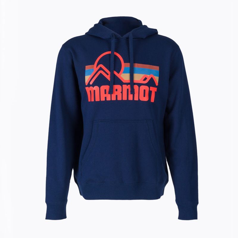 Marmot Coastal Hood men's trekking sweatshirt navy blue M13635