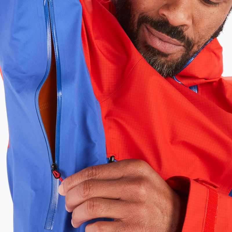 Marmot Mitre Peak GTX men's rain jacket red-blue M12685-21750 4