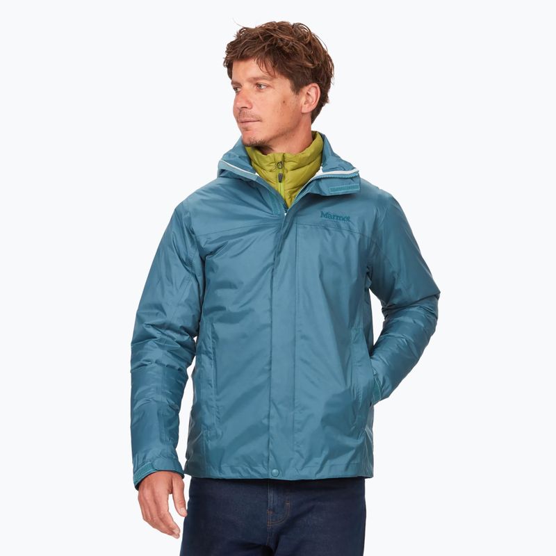 Marmot PreCip Eco moon river men's rain jacket