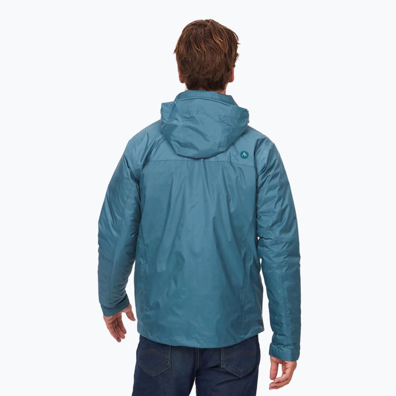 Marmot PreCip Eco moon river men's rain jacket 3