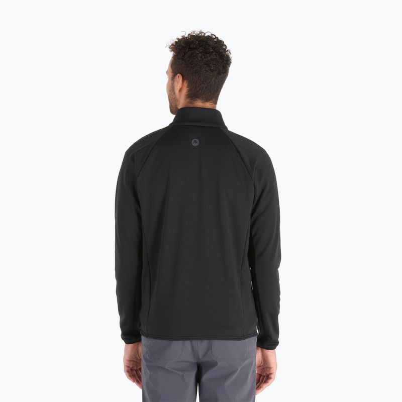 Men's Marmot Leconte Fleece sweatshirt black 3