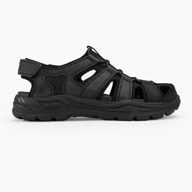 SKECHERS men's Arch Fit Motley SD Verlander black sandals 2