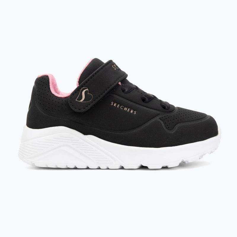 Children's shoes SKECHERS Uno Lite black/rose gold 2