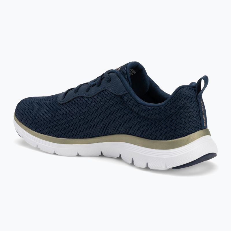 SKECHERS women's shoes Flex Appeal 4.0 Brilliant View navy/gold 3