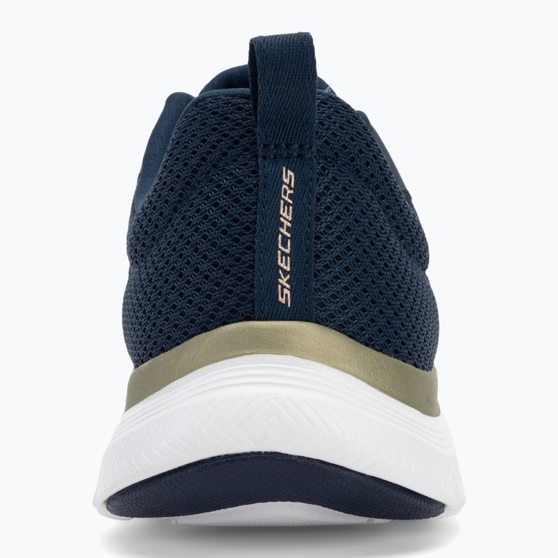 SKECHERS women's shoes Flex Appeal 4.0 Brilliant View navy/gold 6