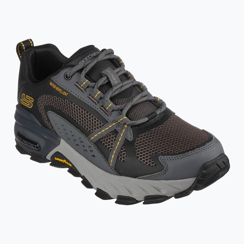 SKECHERS Max Protect men's shoes black/charcoal 8