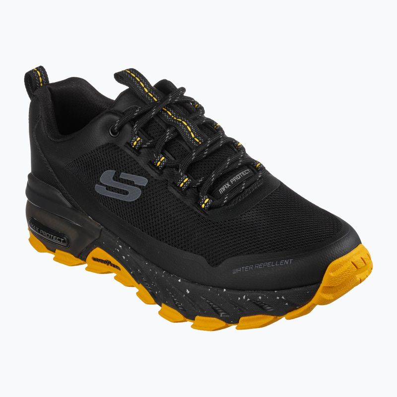 Men's SKECHERS Max Protect Liberated black/yellow shoes 8