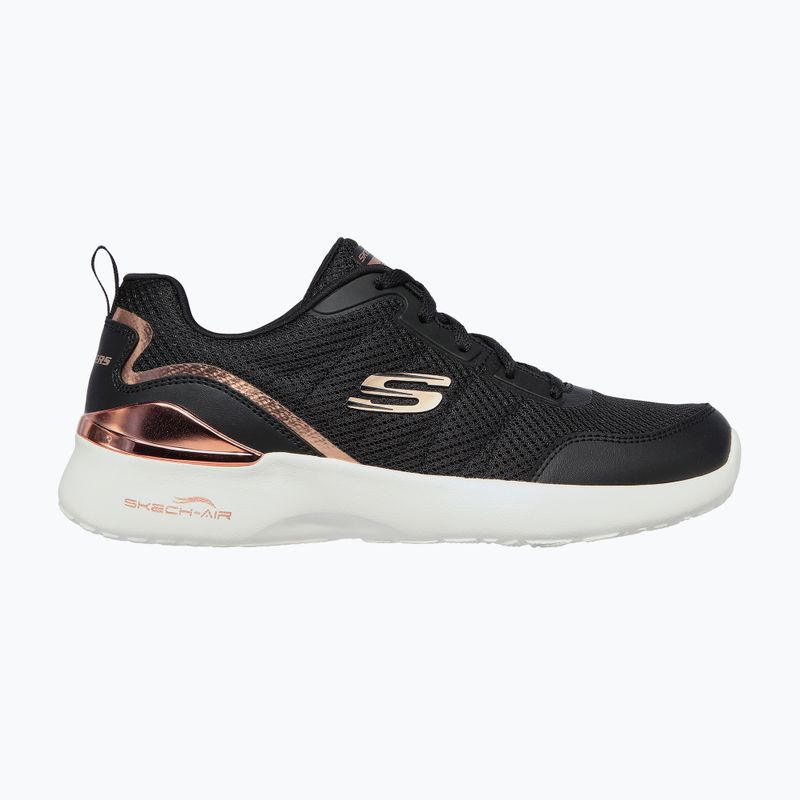 Women's training shoes SKECHERS Skech-Air Dynamight The Halcyon black/rose gold 8