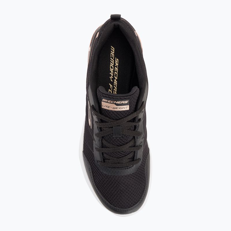 Women's training shoes SKECHERS Skech-Air Dynamight The Halcyon black/rose gold 6