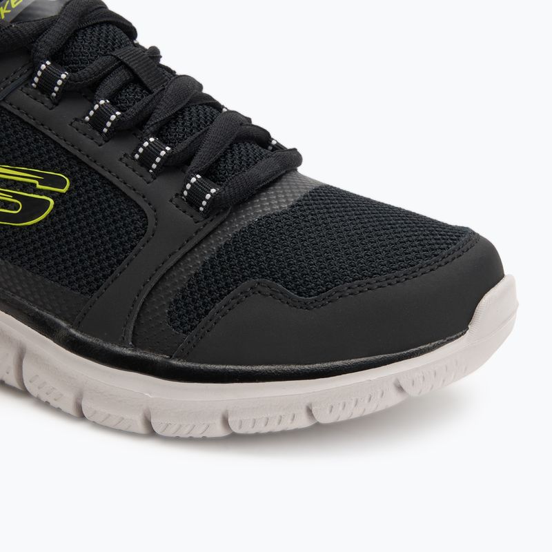 SKECHERS Track Knockhill men's shoes black/lime 7