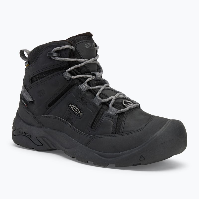Men's hiking boots KEEN Circadia Mid Polar black/steel grey