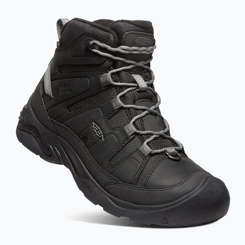 Men's hiking boots KEEN Circadia Mid Polar black/steel grey 8