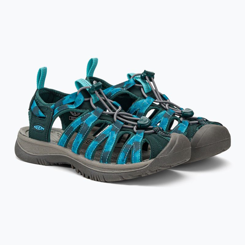 Keen Whisper Sea Moss women's trekking sandals blue 1027362 4