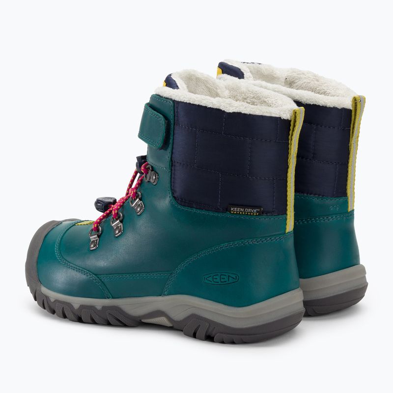 KEEN Kanibou WP deep lagoon/jazzy children's trekking boots 3