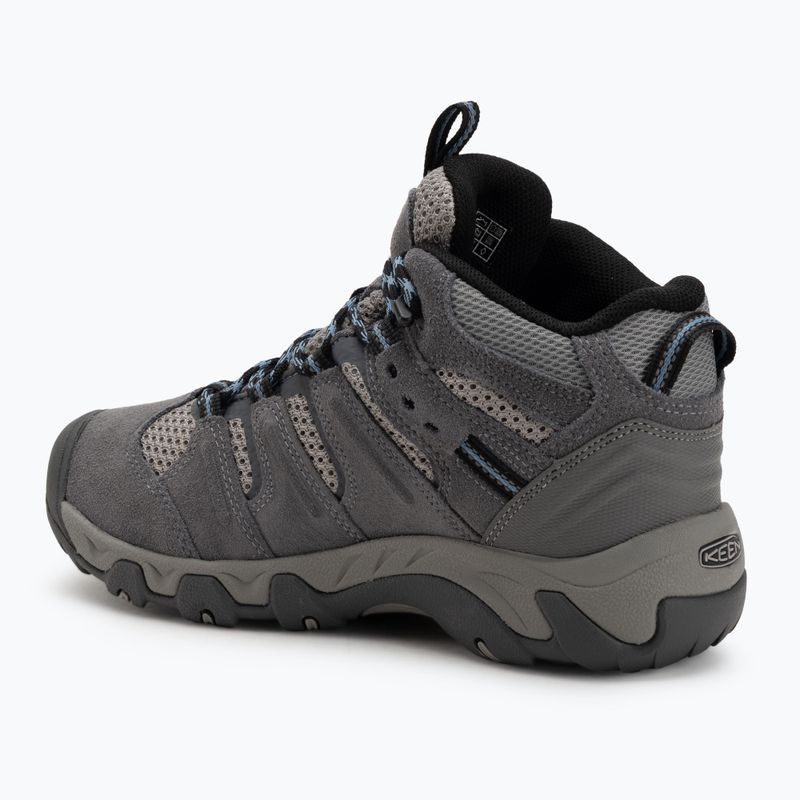 Women's trekking boots KEEN Headout Mid Waterproof steel grey/blue heaven 3