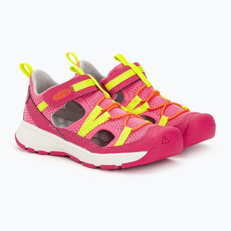 KEEN Motozoa jazzy/evening primrose children's sandals 5