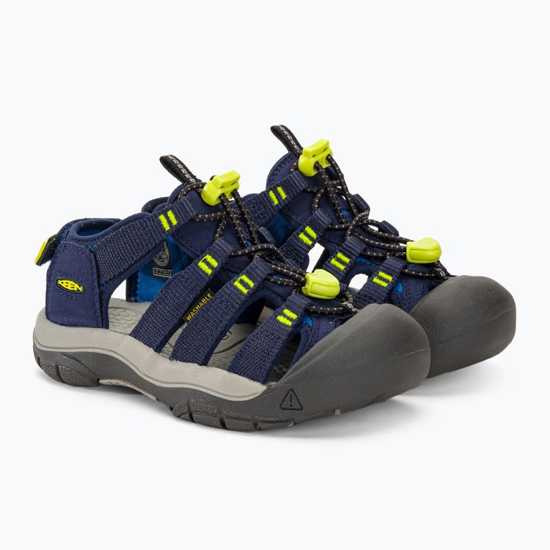 KEEN Newport Boundless navy academy/evening primrose children's sandals 4