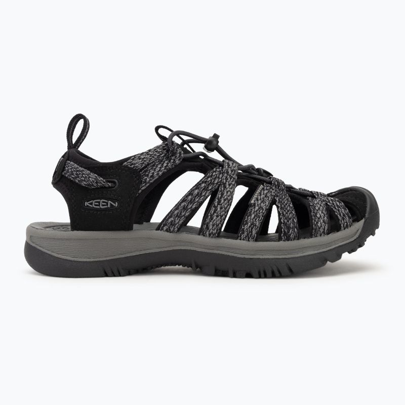KEEN Whisper black/ steel grey women's sandals 2