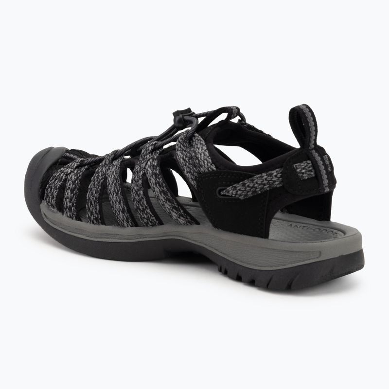 KEEN Whisper black/ steel grey women's sandals 3