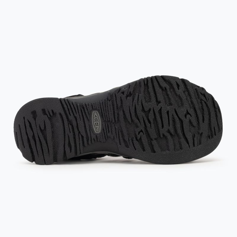 KEEN Whisper black/ steel grey women's sandals 4