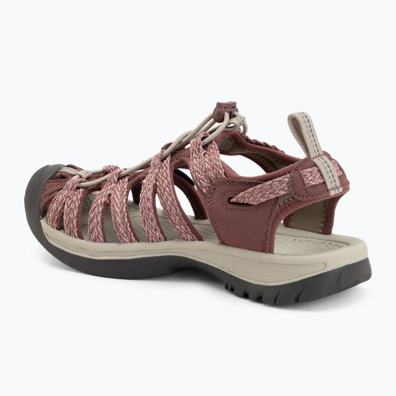 Women's sandals KEEN Whisper rose brown/peach parfait 3