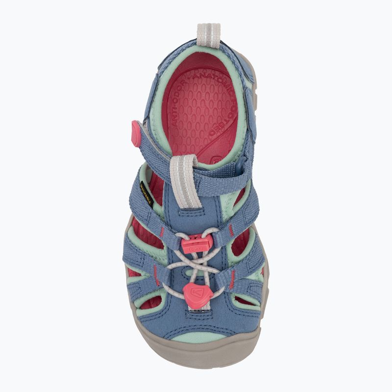 KEEN Seacamp II CNX coronet blue/hot pink children's sandals 5