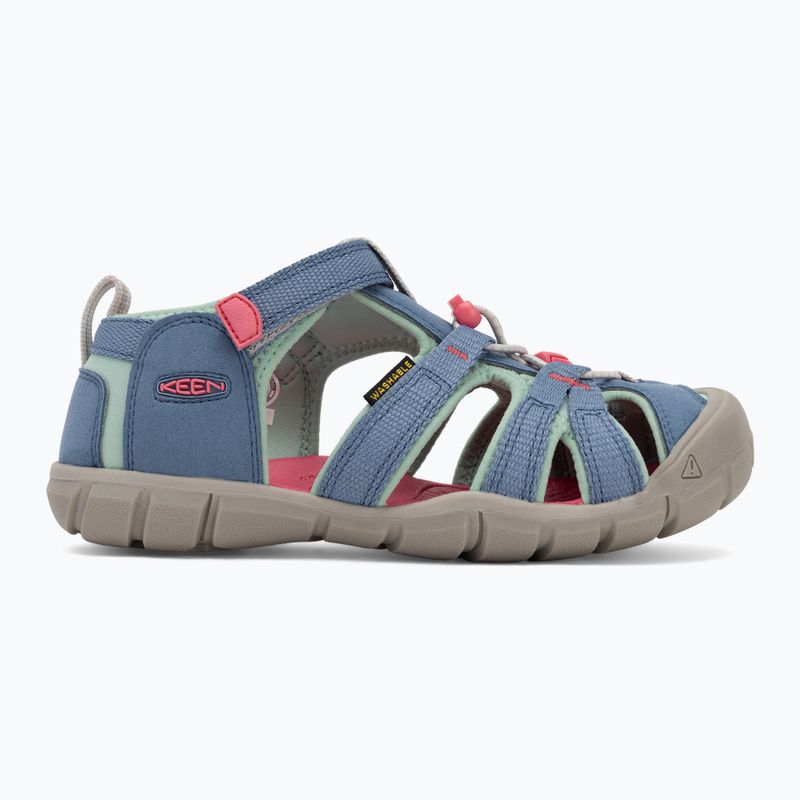 KEEN Seacamp II CNX coronet blue/hot pink junior sandals 2