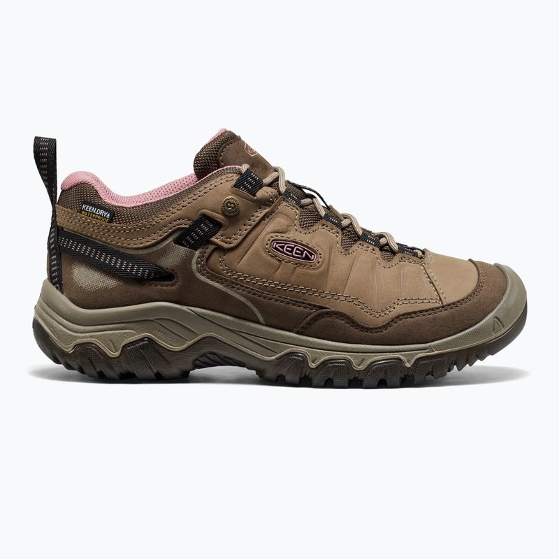 Women's trekking boots KEEN Targhee IV Wp brindle/nostalgia rose 2