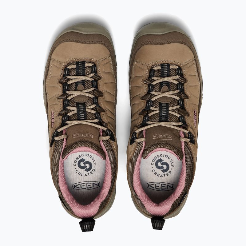 Women's trekking boots KEEN Targhee IV Wp brindle/nostalgia rose 6