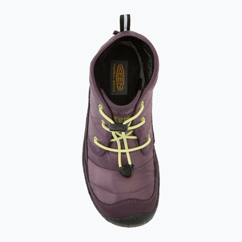 KEEN Howser II Chukka WP junior boots plum perfect/daiquiri green 5