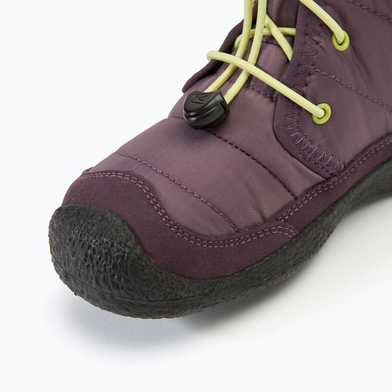 KEEN Howser II Chukka WP junior boots plum perfect/daiquiri green 7