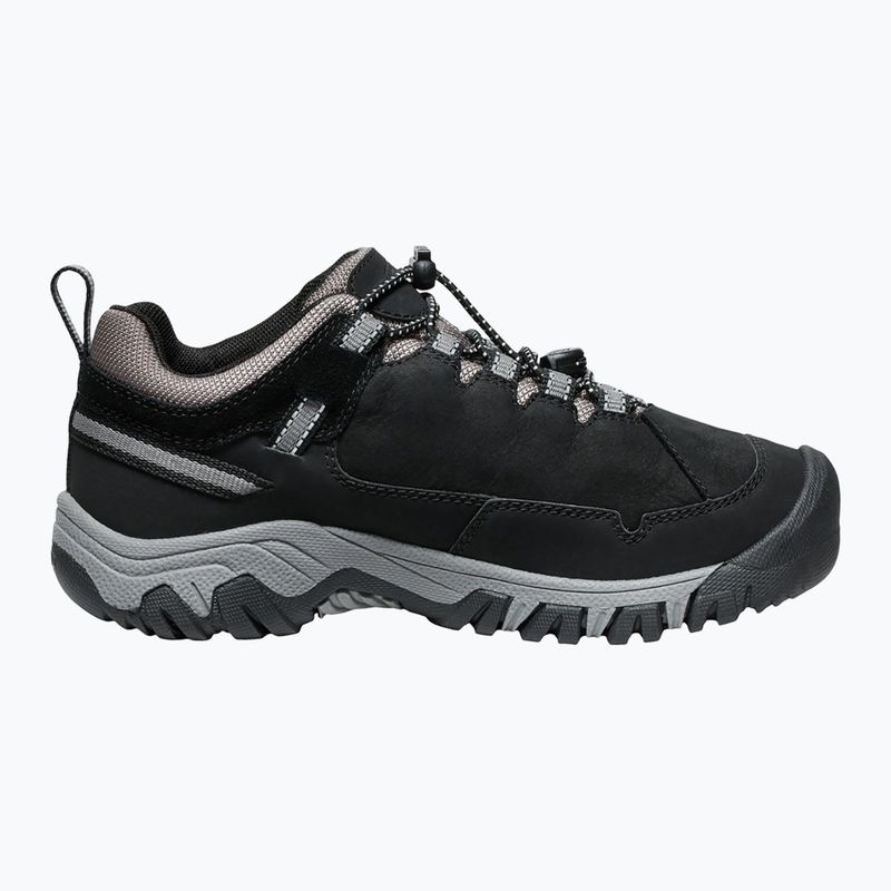 Children's trekking boots KEEN Targhee IV Low Waterproof black/steel grey 3