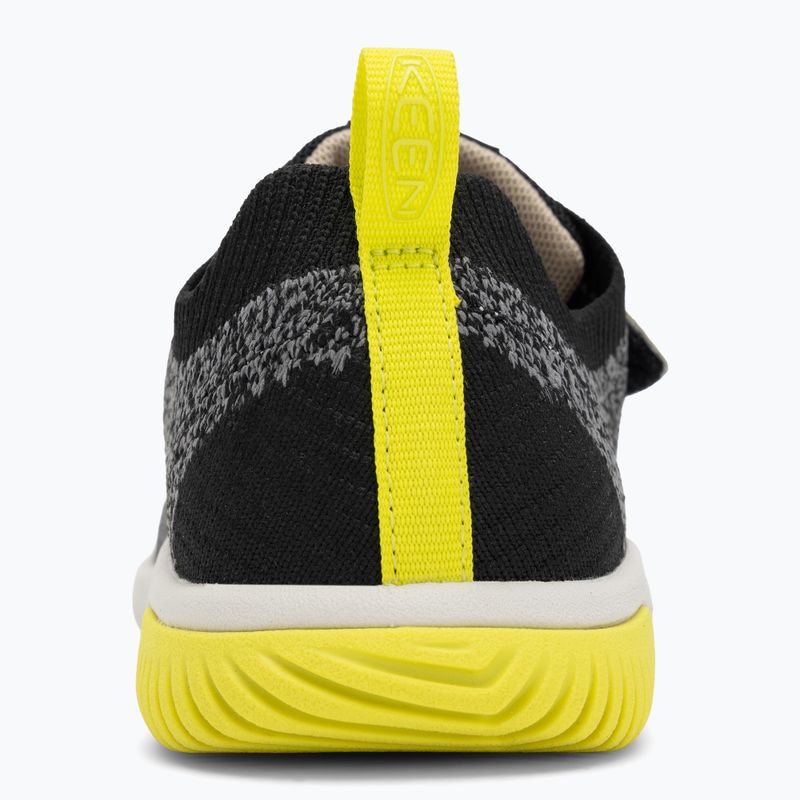 KEEN Knx Knit Ds black/ evening primrose junior shoes 6