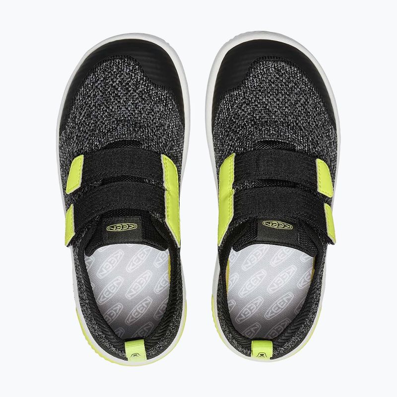 KEEN Knx Knit Ds black/ evening primrose junior shoes 12