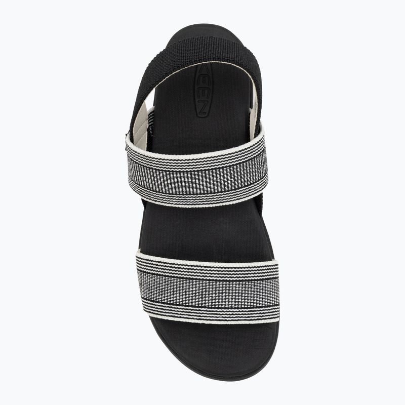 Women's KEEN Elle Backstrap sandals black/star white 5