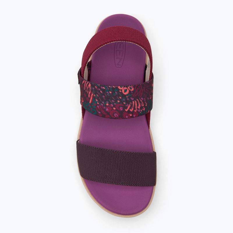 Women's KEEN Elle Backstrap sandals beaujolais/plum perfect 4