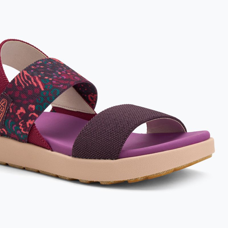 Women's KEEN Elle Backstrap sandals beaujolais/plum perfect 7