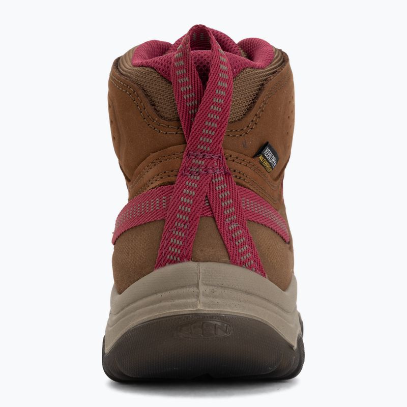 Women's trekking boots KEEN Targhee IV Mid Wp bison/beaujolais 6