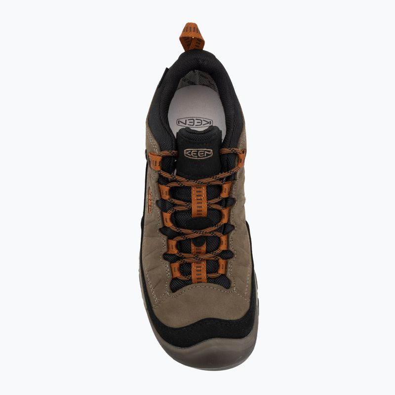Men's trekking boots KEEN Targhee IV WP sea turtle/roasted pecan 5